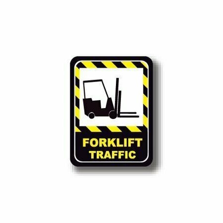 50in X 32in RECTANGLE SIGNS - Forklift Traffic